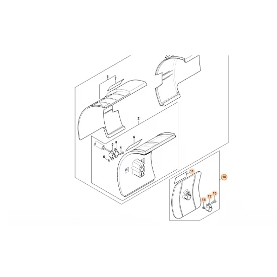 STIHL  Osłona 4601 710 8110